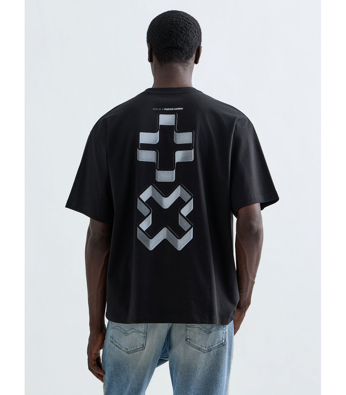 REPLAY &times; MARTIN GARRIX グラフィックTEE +ｘ 詳細画像 ブラック 4